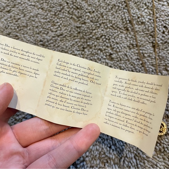 Dior necklace with box missing some ringstones - Picture 4 of 4